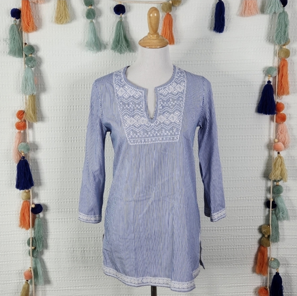 J. McLaughlin Embroidered Tunic